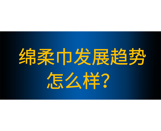 綿柔巾生產(chǎn)線有哪些性能特點，綿柔巾發(fā)展趨勢怎么樣？