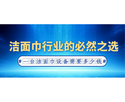 潔面巾行業(yè)的必然之選：一臺潔面巾設備需要多少錢？