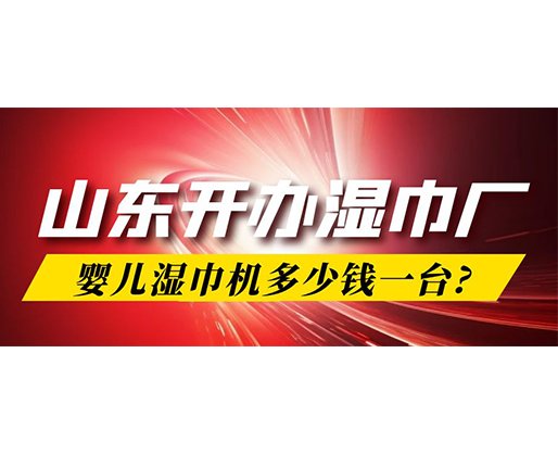 山東開辦濕巾廠，嬰兒濕巾機(jī)多少錢一臺(tái)?