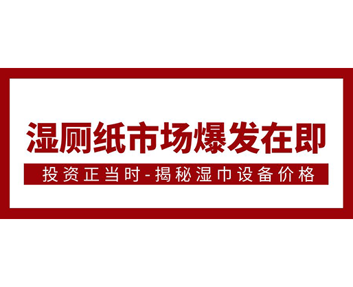 濕廁紙市場爆發(fā)在即，投資正當時-揭秘濕巾設備價格