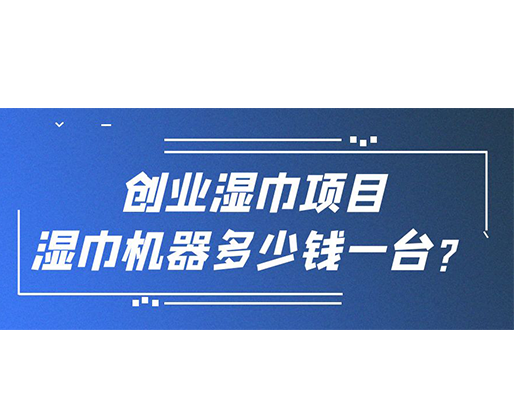 創(chuàng)業(yè)濕巾項目，濕巾機器多少錢一臺？