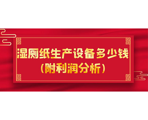 濕廁紙生產(chǎn)設備多少錢(附利潤分析)