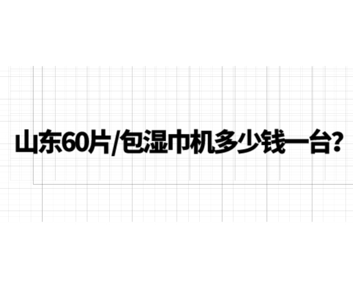 山東60片/包濕巾機多少錢一臺？